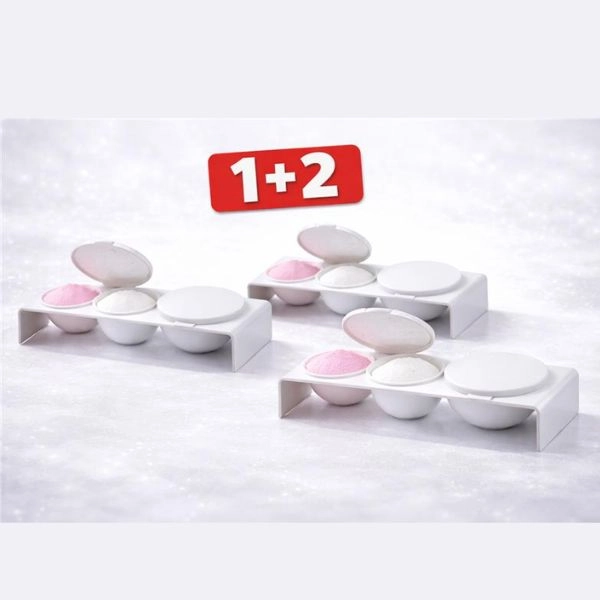 Biela miska na liquid a akryl - trojdielna - AKCIA 1+2 ZADARMO