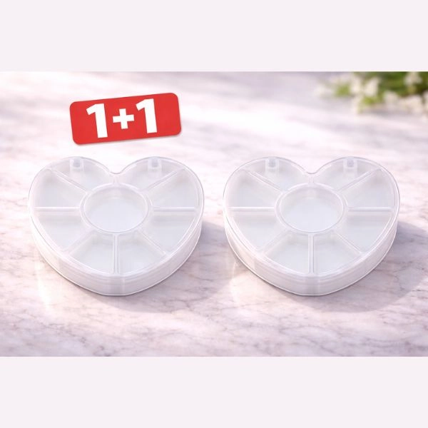 Prázdny karusel, tvar srdiečka - 9-dielny - AKCIA 1+1 ZADARMO