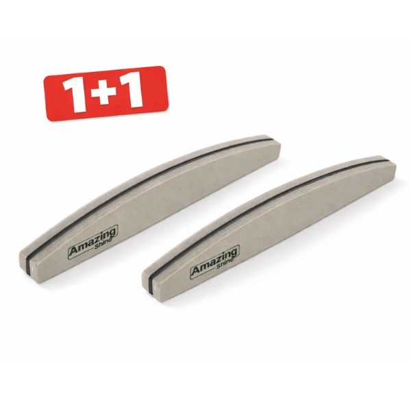 Pilník Profi Sponge Halfmoon Zebra s čiernym stredom 220/280 - AKCIA 1+1 ZADARMO