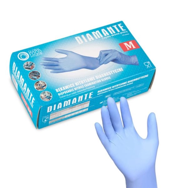 100ks, kaučukové nepudrované rukavice – veľkosť M