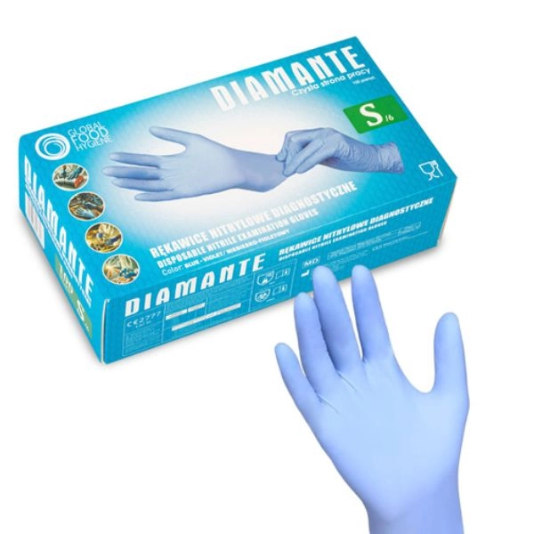 100ks, kaučukové nepudrované rukavice – veľkosť S