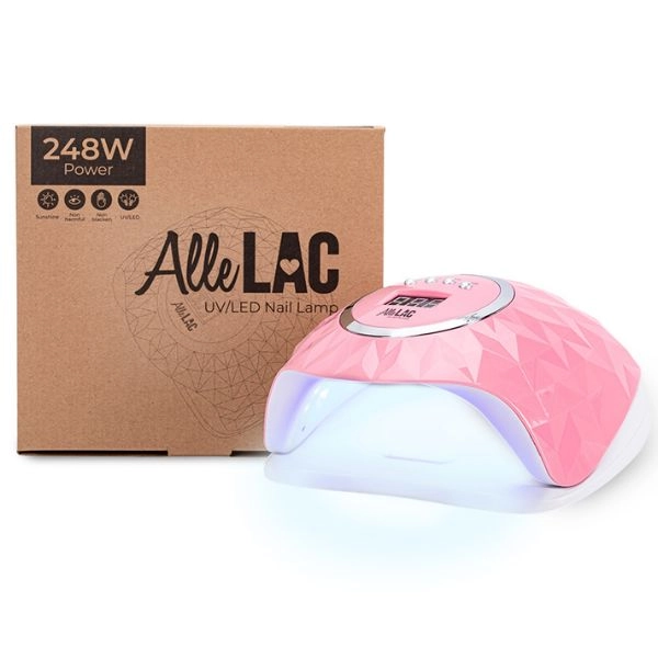 AlleLux Y13, UV/LED lampa 248W, ružová