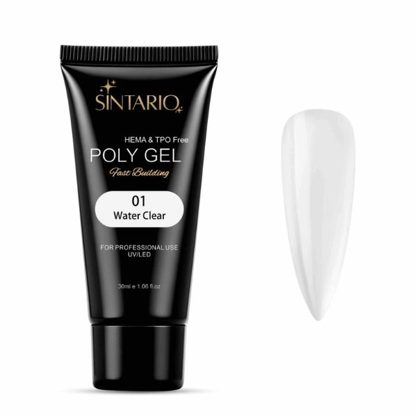 Modelovací Polygél - 01 Water Clear, 30ml