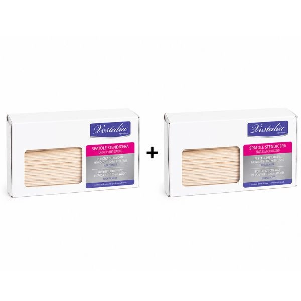 Drevená špachtľa 100ks -  AKCIA 1+1 ZADARMO