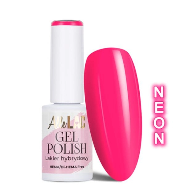 Hybridný LED/UV gélový lak AlleLac Pinks - PI36 Hot Flamingo, 6g