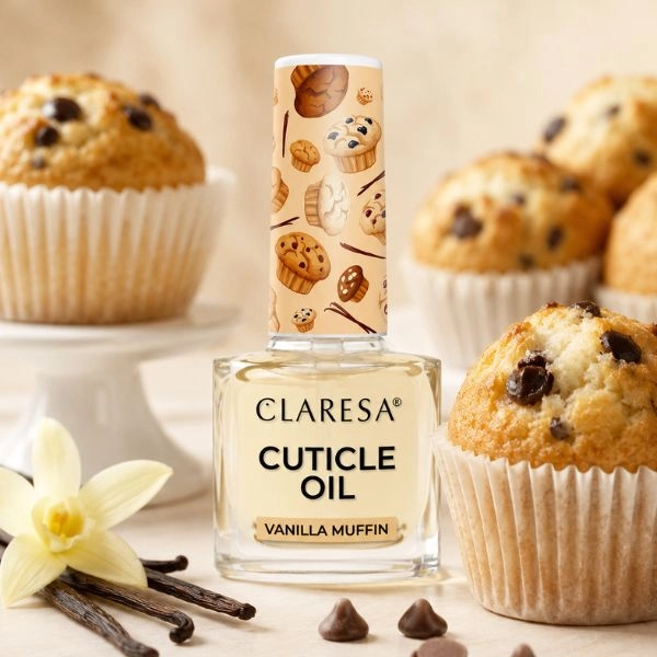 Claresa Cuticle Oil - Vanilla Muffin, 5ml
