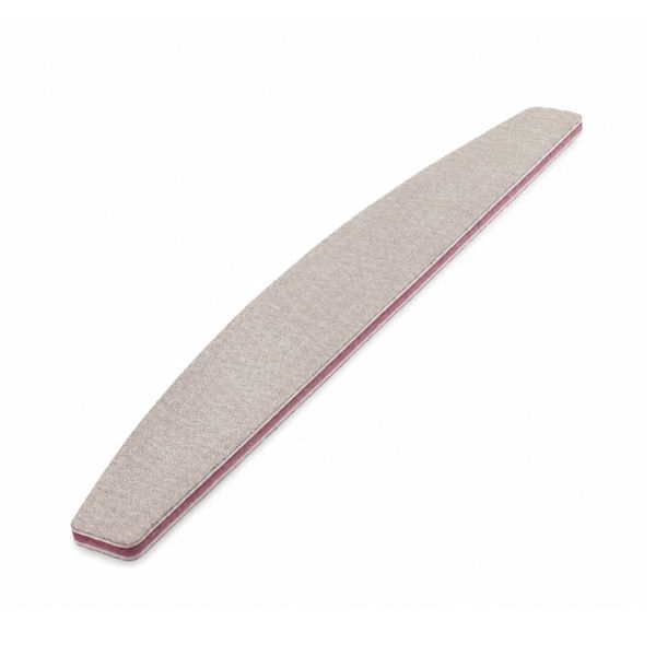 Inginails Pilník zebra - tvar oblúk, ružový stred, 100/150