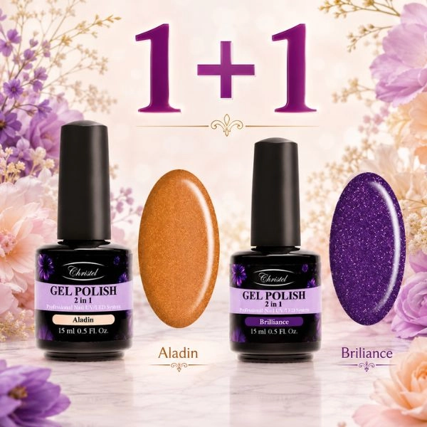 Christel Gél lak na nechty - Gel Polish Glossy 15ml + AKCIA Gél lak Neon Moon 15ml ZADARMO