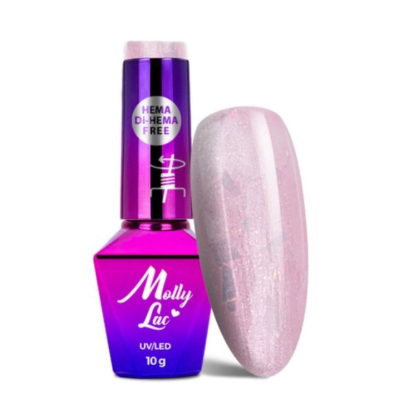 UV/LED Hybridný gél lak MollyLac French Wedding Dress č. 705, 10g