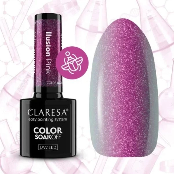 Claresa UV/LED Color Soak Off - Ilusion Pink, 5g