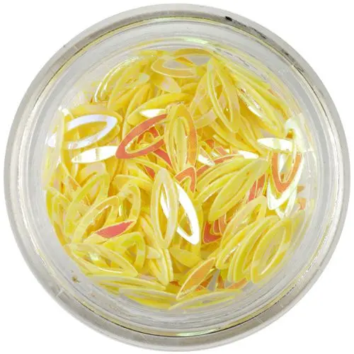 Oči obrysy - žlté