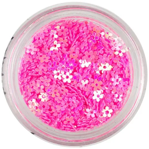 Kvietky s dierkou - pink