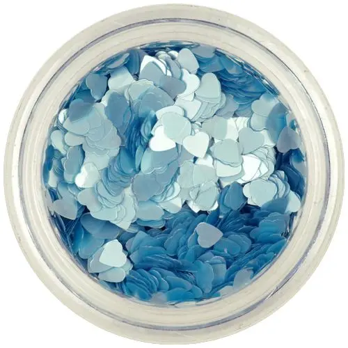 Svetlomodré srdiečka