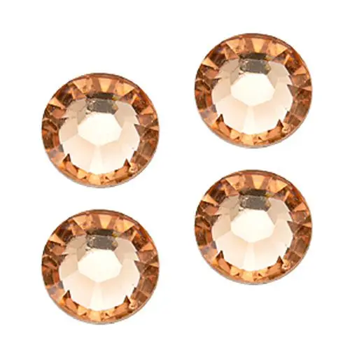 Kamienky na nechty - champagne, 3mm, 50ks