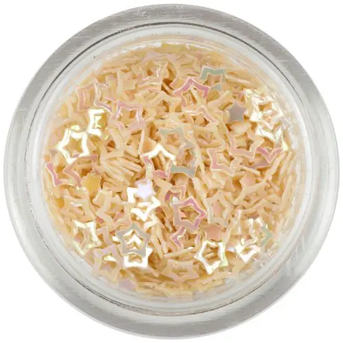 Ozdobné konfety - broskyňové