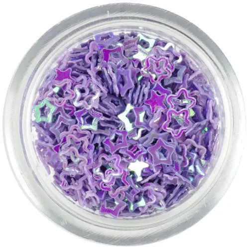 Ozdobná hviezda - svetlofialová