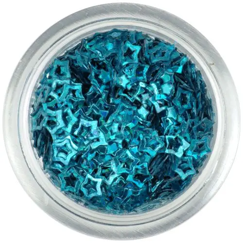 Flitre - hviezdičky, tyrkysovo modré