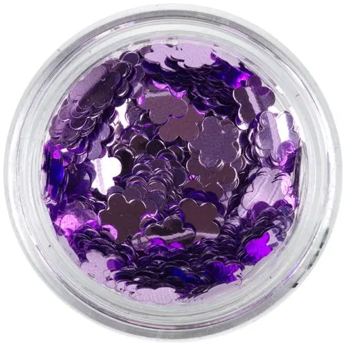 Flitre - kvietky, svetlofialové