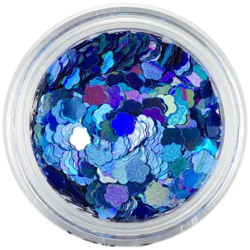 Flitre - kvietky, modré