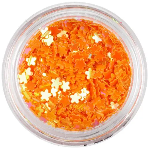 Ozdobný kvet - oranžový