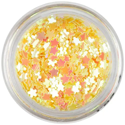 Ozdoba na nechty - žltý kvietok