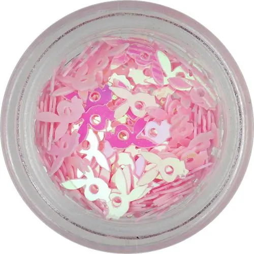 Zajačik Playboy - svetloružový