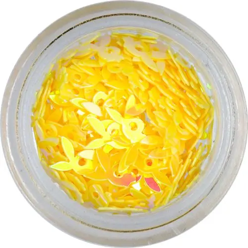 Nechtové ozdoby - žltý zajačik Playboy