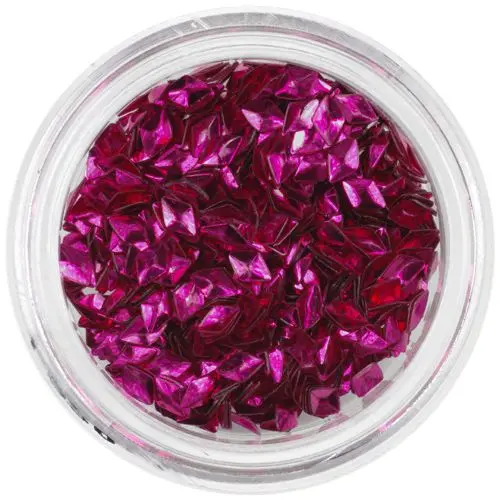 Flitre - 3D diamanty, tmavoružové