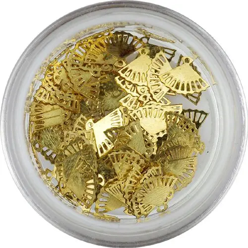 Kovové ozdoby na nechty - vejáre