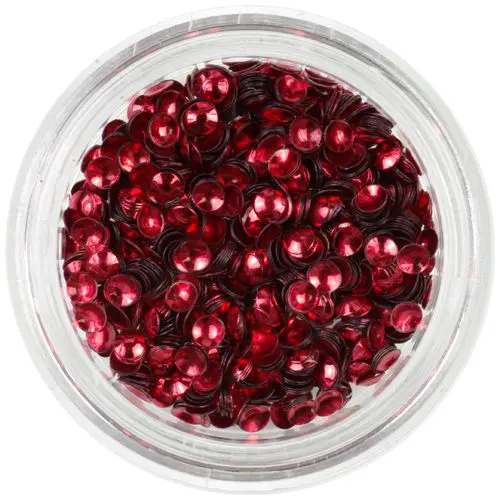 Ozdobná mušľa - červená, 3D