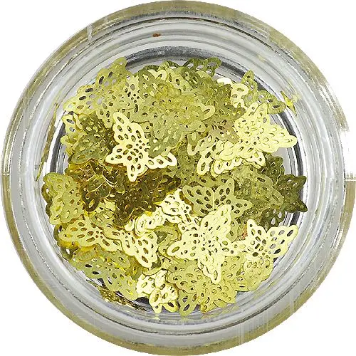 Kovové ozdoby na nechty - motýliky