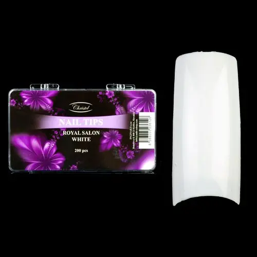 Royal Salon white 200ks - umelé nechty mix 1-10