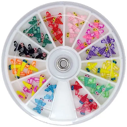 3D fimo sada dekorácií - vážka