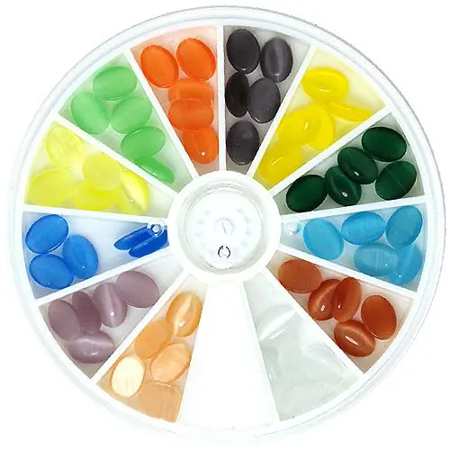 Sada ozdobných kamienkov - elipsa