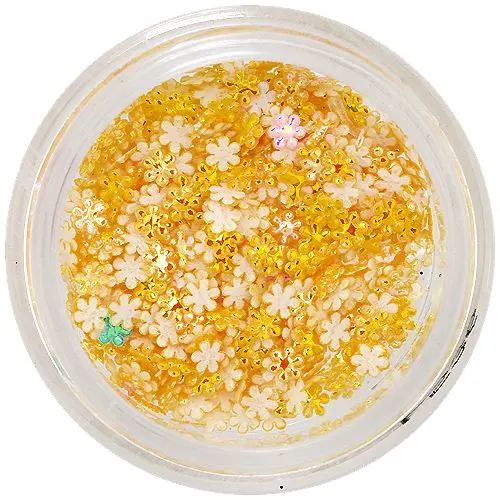 3D ozdoby – perleťovo žlté