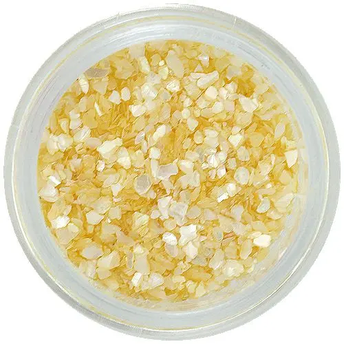 Nail art ozdoby - nepravidelné úlomky, svetložlté