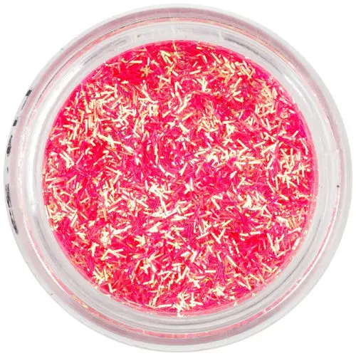 Nitky - nail art ozdoba, sýto koralová