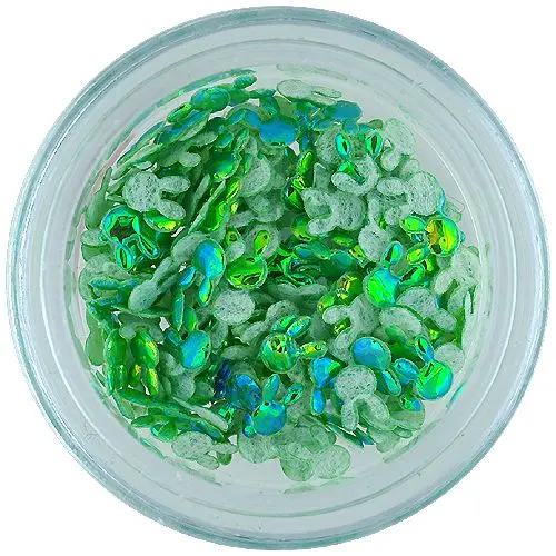 Zajačik látkový - zelený