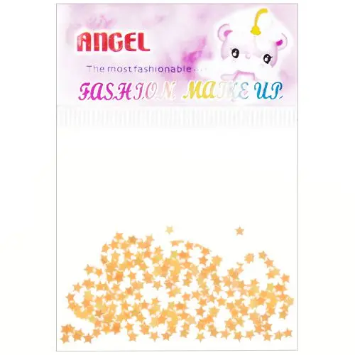 Nail art hviezdičky - žlté