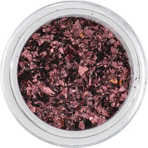 Malé nepravidelné ozdoby - čokoládovo-ružové