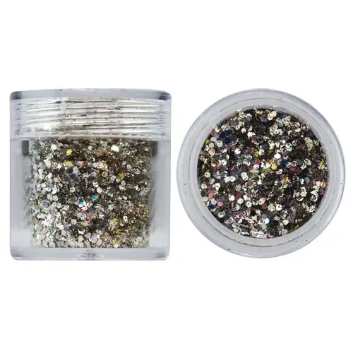 Šesťhran v prášku, 1mm - strieborný, 10g