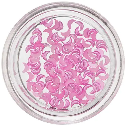 Perleťové mesiačiky na nechty - ružové