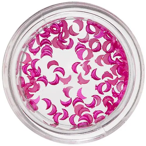 Perleťové mesiačiky na nechty - cyklámenová