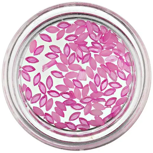 Perleťové ovály na nechty - ružové