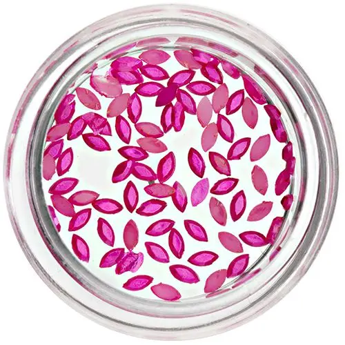 Perleťové ovály na nechty, cyklámenové