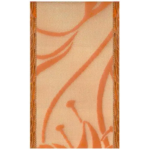 Originálne zdobenie nechtov - orange with overprint, sieťka