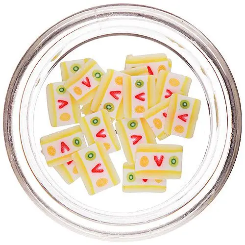 Fimo ozdoby - narezaný ovocný rez