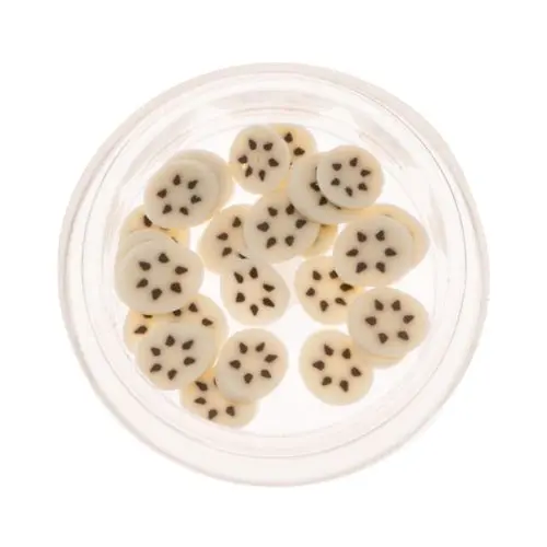 Fimo nechtové ozdoby - narezaný banán