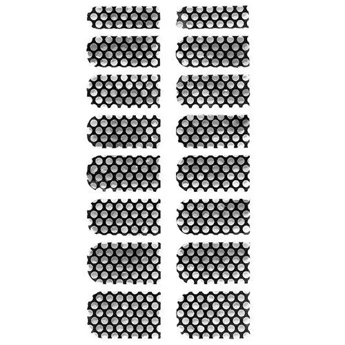 Čierne samolepiace ozdoby so striebornými guličkami
